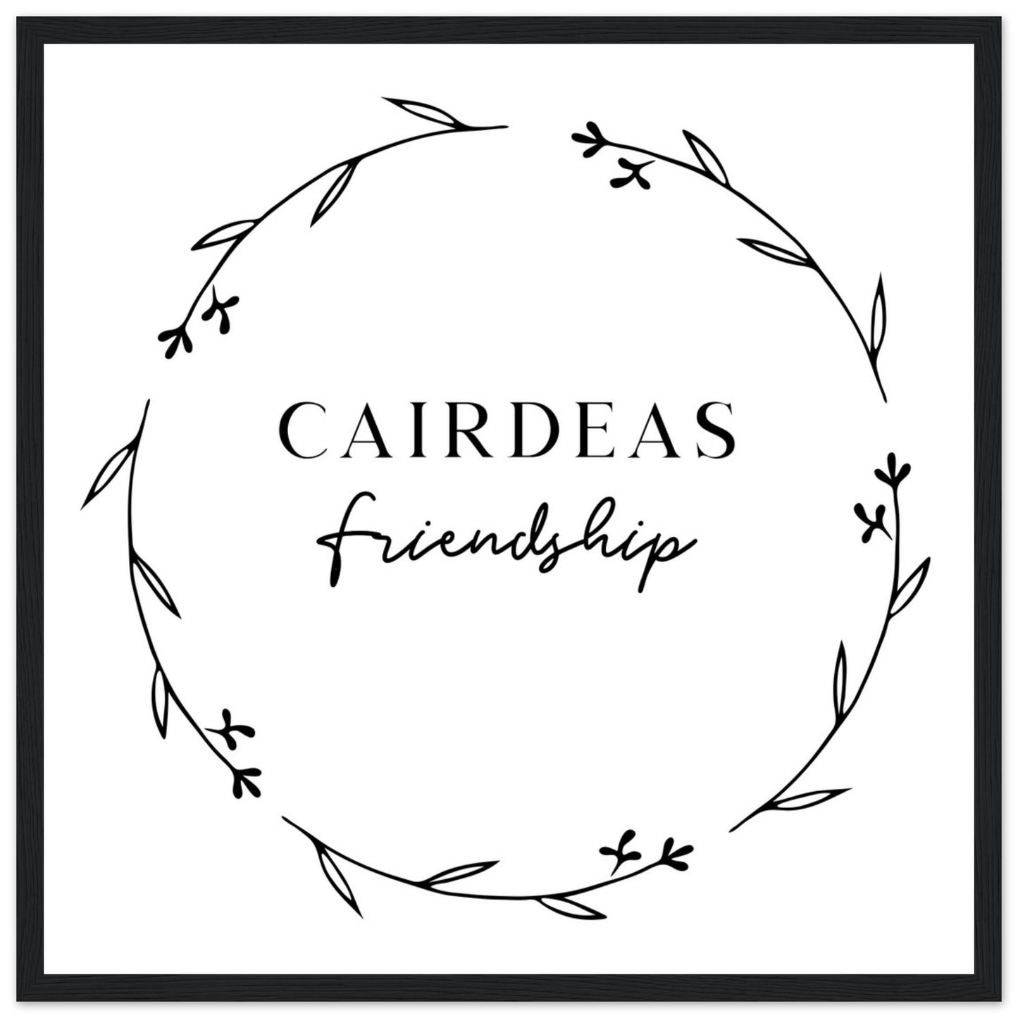 Cairdeas Friendship Irish Prints, Irish Language Gifts, Wall Art, Gaelic Home Decor, Ireland Art, Poster, Print, Seanfhocal Proverbs Friends