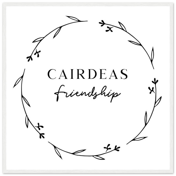 Cairdeas Friendship Irish Prints, Irish Language Gifts, Wall Art, Gaelic Home Decor, Ireland Art, Poster, Print, Seanfhocal Proverbs Friends