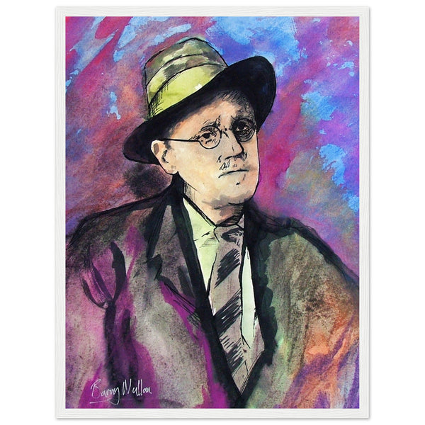 James Joyce Art Framed Ulysses Poster Book Cover Art Quote Wall Art Literary Poster Book Lover Literature Print Bookish Buy Irish Art Gift