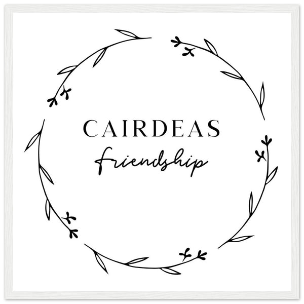 Cairdeas Friendship Irish Prints, Irish Language Gifts, Wall Art, Gaelic Home Decor, Ireland Art, Poster, Print, Seanfhocal Proverbs Friends