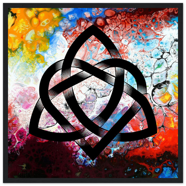 Abstract Celtic Design Framed Art Print