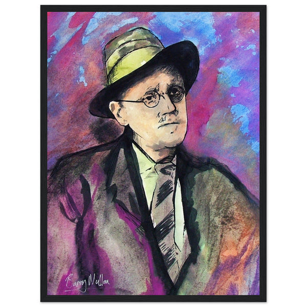 James Joyce Art Framed Ulysses Poster Book Cover Art Quote Wall Art Literary Poster Book Lover Literature Print Bookish Buy Irish Art Gift