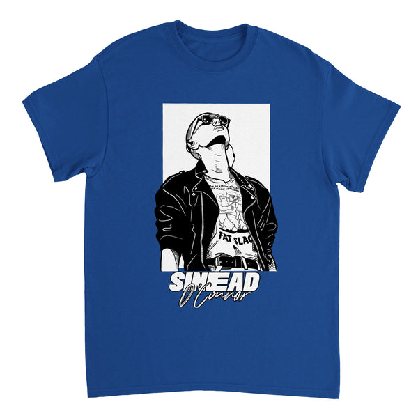 Sinead O'Connor Vintage-Inspired T-Shirt, Retro Music Tee celebrating the Irish singer and protest icon. Timeless artistry captured in this unisex tee, available in various sizes for fans.