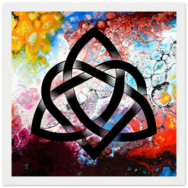 Abstract Celtic Design Framed Art Print