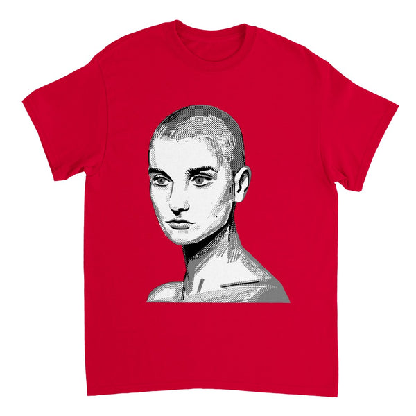 Sinead O'Connor Vintage-Inspired T-Shirt, Retro Music Tee celebrating the Irish singer and protest icon. Timeless artistry captured in this unisex tee, available in various sizes for fans.