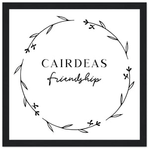 Cairdeas Friendship Irish Prints, Irish Language Gifts, Wall Art, Gaelic Home Decor, Ireland Art, Poster, Print, Seanfhocal Proverbs Friends