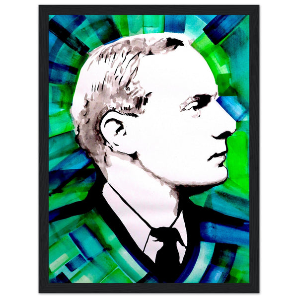 Immerse yourself in the essence of Patrick Pearse's vision with this captivating art print framed by Irish Artist Ó Maoláin.