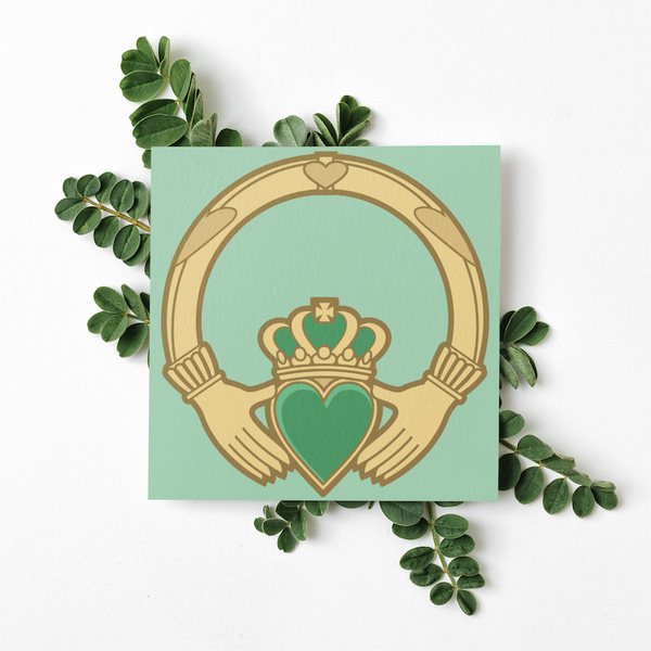 Irish Claddagh Ring Framed Wall Art Prints