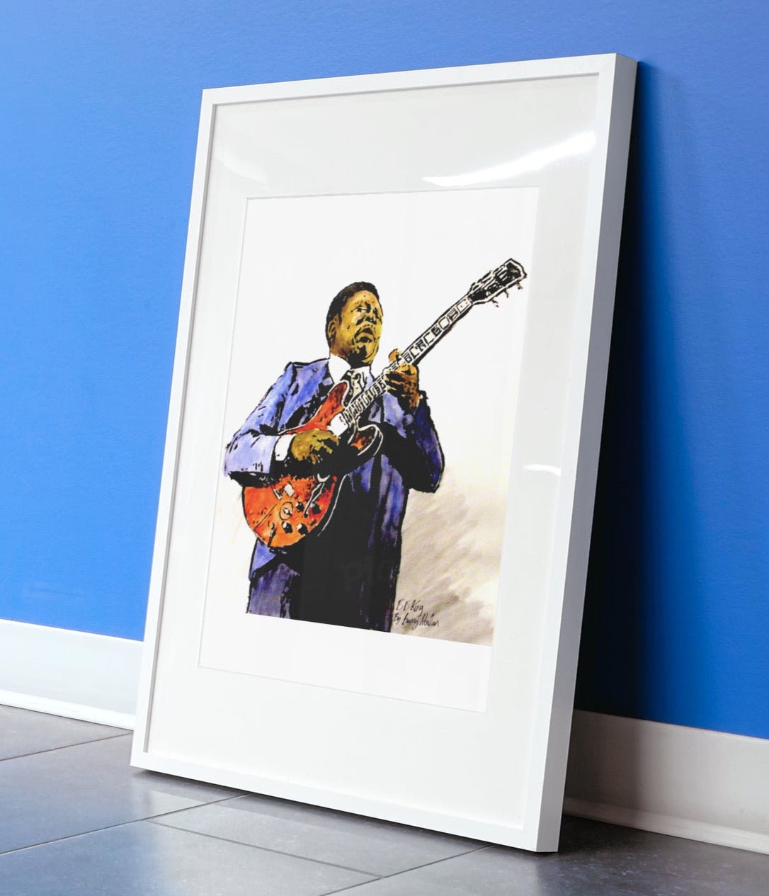 B.B King Framed Art Prints