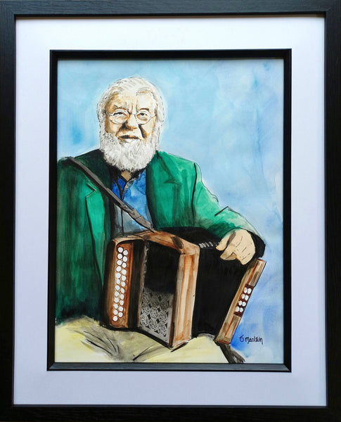 Joe Burke  Original Painting by Irish Artist