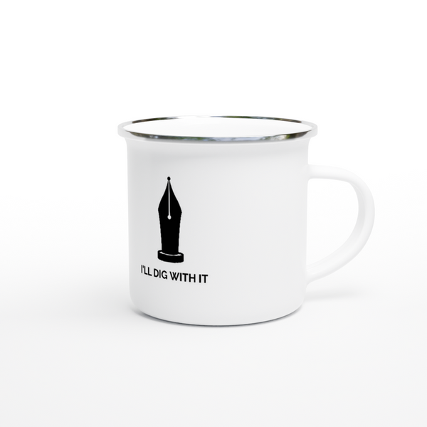 I'll Dig With It Seamus Heaney Enamel Mug